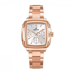Expedition 3008 Rosegold White Steel Lady New BFBRGSL